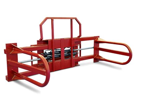 bale skid steer attachment